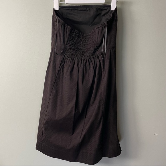 Dress - Strapless Limited Brown Subtle Texture / Size 8 - Picture 4 of 7